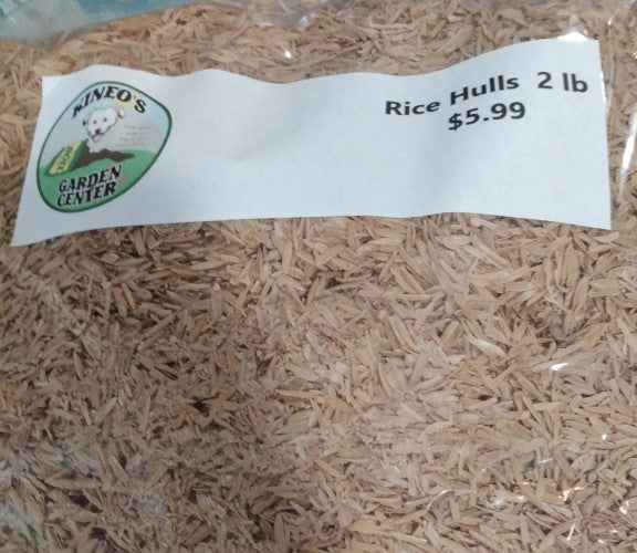 Rice Hulls 2 lb bags